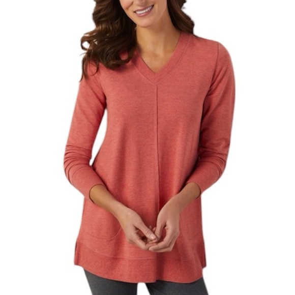 Soft Surroundings Siesta Soft Tunic Style Number: 2BR58 Long Tunic Pockets Sz M - Picture 1 of 12